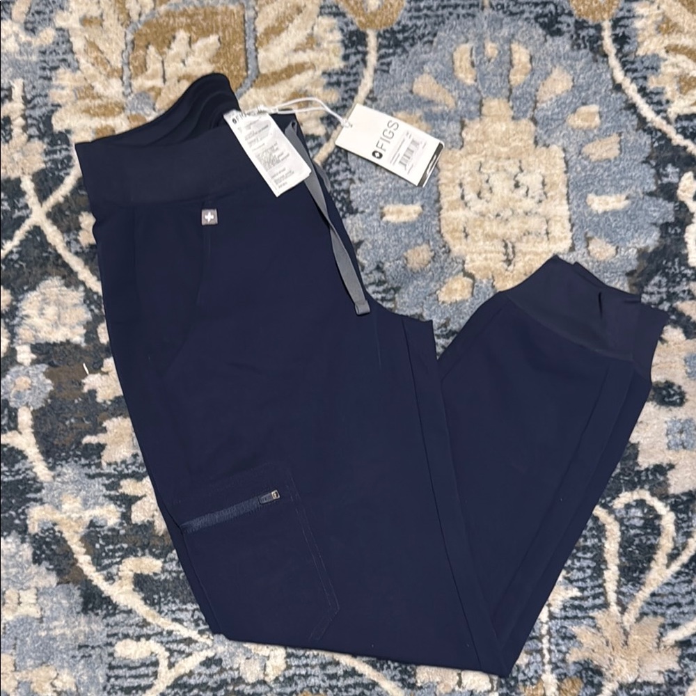 Figs Navy Jogger Scrub Pants XS/P